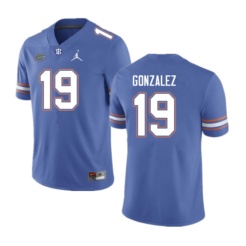 Men #19 Alex Gonzalez Florida Gators College Football Jerseys Sale-Royal - Click Image to Close